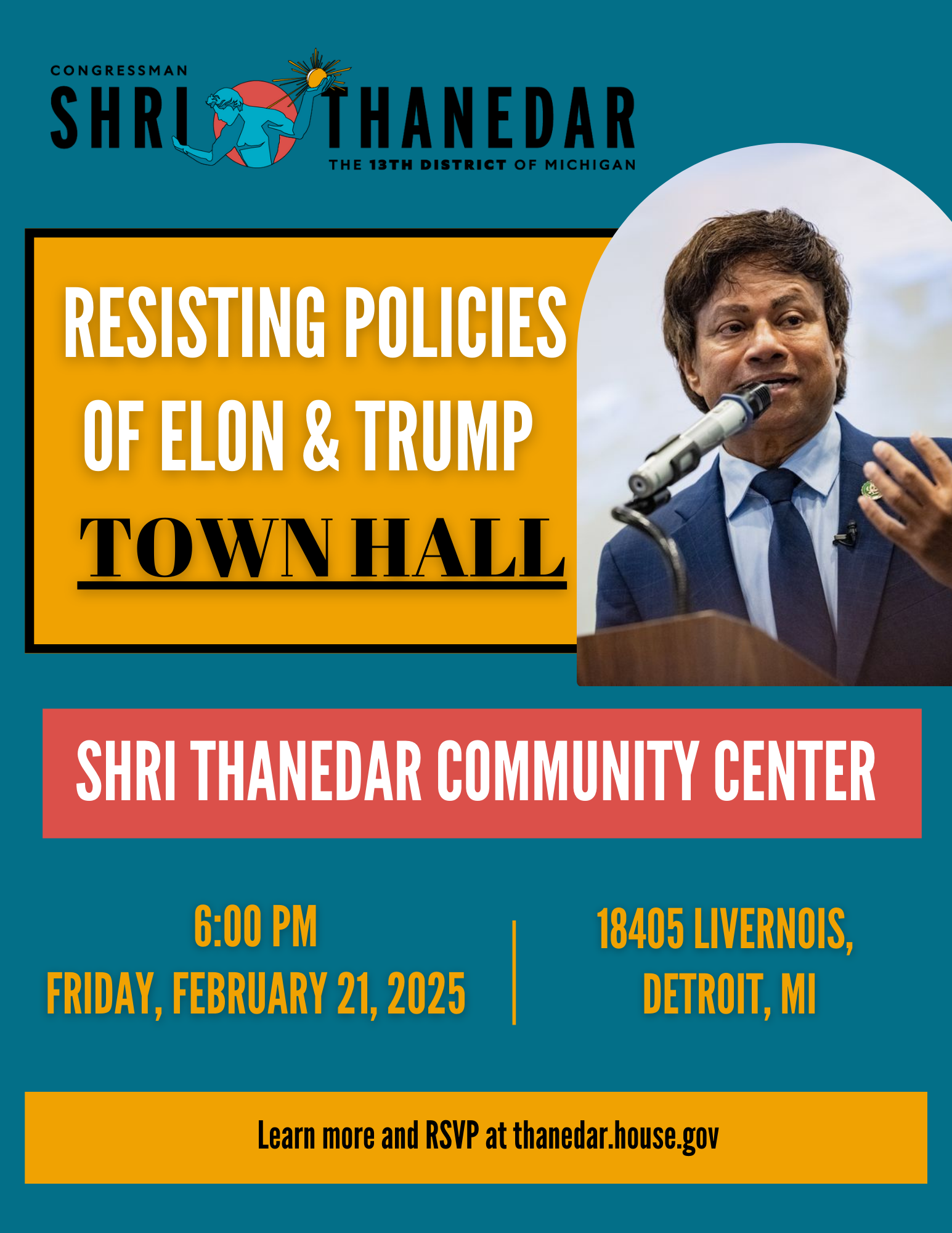 Elon and Trump town Hall Flyer